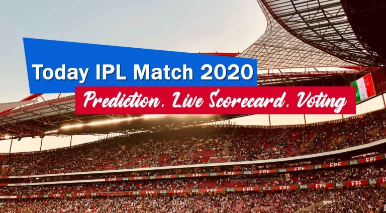 Today IPL Match 2020