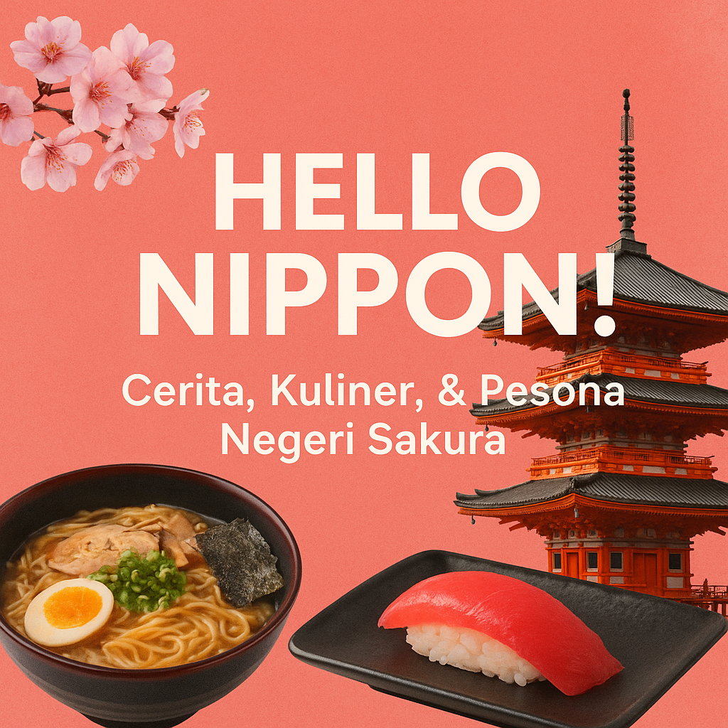 🌸 Hello Nippon! | Cerita, Kuliner, & Pesona Negeri Sakura